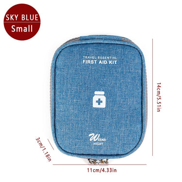 Home Family First Aid Kit Bag Large Capacity Medicine Organizer Box Storage Bag Travel Survival Emergency Empty Portable